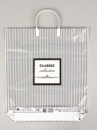 Пакет Классическая полоска- пластиковая ручка 44 х 40 см 100 мкм  (артикул 10987112)  большой выбор товаров оптом и в розницу по низким ценам с доставкой