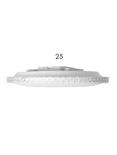 Светильник потолочный светодиодный SPB-6 Slim Mystery, LED, 24 Вт, 5000К, 26×5.8 см, без ПДУ