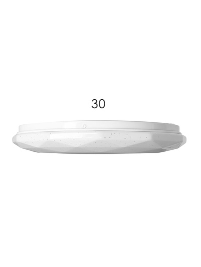 Светильник потолочный LED SPB-6 Slim Sparkle, 36 Вт, 4000К, 33×5.5 см, без ПДУ, белый