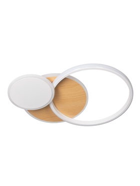 Светильник потолочный LED City CLL-1-60-RC, 60 Вт, 3000-6500К, 42×42×7 см, с ПДУ, белый