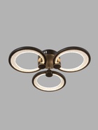 Светильник потолочный светодиодный Odry CLL-1-46-RC, LED, 46 Вт, 3000-6000К, 40.5×37.5×10 см, ПДУ, чёрный - фото 809613978