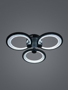 Светильник потолочный светодиодный Odry CLL-1-46-RC, LED, 46 Вт, 3000-6000К, 40.5×37.5×10 см, ПДУ, чёрный - фото 809613979