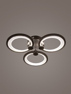 Светильник потолочный светодиодный Odry CLL-1-46-RC, LED, 46 Вт, 3000-6000К, 40.5×37.5×10 см, ПДУ, чёрный - фото 809613980