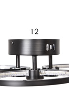Светильник потолочный светодиодный Odry CLL-1-46-RC, LED, 46 Вт, 3000-6000К, 40.5×37.5×10 см, ПДУ, чёрный - фото 809613983