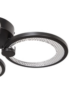 Светильник потолочный светодиодный Odry CLL-1-46-RC, LED, 46 Вт, 3000-6000К, 40.5×37.5×10 см, ПДУ, чёрный - фото 809613984