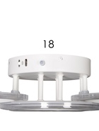 Светильник потолочный светодиодный Ring CLL-1-59-RC, 59 Вт, 3000-6000К, 60×40×11 см, с ПДУ, белый - фото 809613996