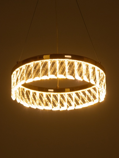 Люстра «Эрика» 6131-101, LED, 30 Вт, 3000К, 30×30×70 см, без ПДУ