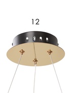 Люстра «Эрика» 6131-101, LED, 30 Вт, 3000К, 30×30×70 см, без ПДУ - Фото 5