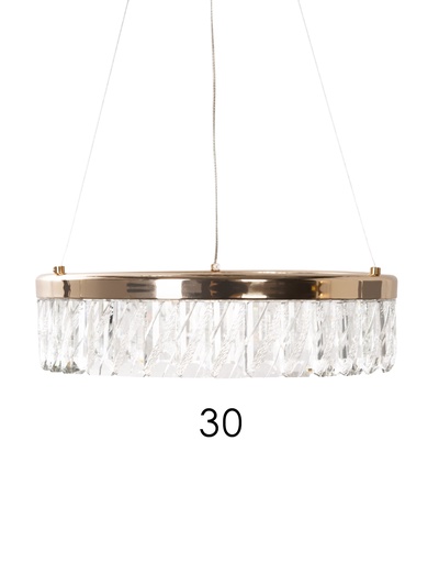 Люстра «Эрика» 6131-101, LED, 30 Вт, 3000К, 30×30×70 см, без ПДУ