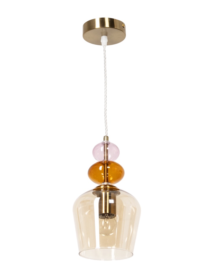 Светильник подвесной «Карина» 4114-201, 1хE27, 40 Вт, 14.5×14.5×178 см - Фото 1