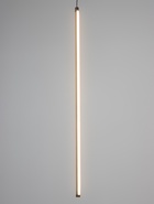 Светильник подвесной светодиодный «Санто» 6185-702, LED, 17 Вт, 3000К, чёрный, 5×5×90 см - Фото 1