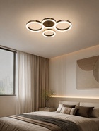 Светильник потолочный LED «Флора» 6191-201, 75 Вт, 3000-6000К, 67×45×14 см, с ПДУ, чёрный - Фото 2