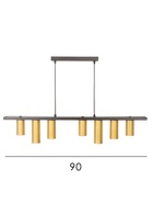 Люстра «Сильвия» 3168-307, 7хGU10, 25 Вт, 90×10×107 см - Фото 5