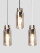 Светильник подвесной «Клара» 3099-203, 3хE14, 15 Вт, 54×8×90 см - Фото 3