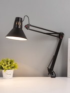 Лампа настольная N-121, 1хE27, 40 Вт, 17×45×85 см, чёрная - Фото 2