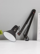 Лампа настольная N-121, 1хE27, 40 Вт, 17×45×85 см, чёрная - Фото 4