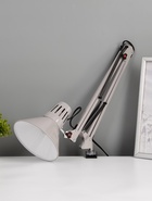 Лампа настольная N-121, 1хE27, 40 Вт, 17×45×85 см, серая - Фото 4