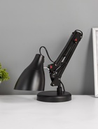 Лампа настольная N-123, 1хE27, 40 Вт, 35×15×55 см, чёрная - Фото 4