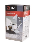 Лампа настольная N-123, 1хE27, 40 Вт, 35×15×55 см, белая - Фото 11