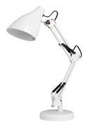 Лампа настольная N-123, 1хE27, 40 Вт, 35×15×55 см, белая - Фото 10