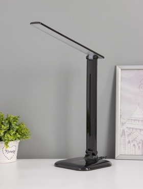 Лампа настольная LED NLED-462, 10 Вт, 15×35×40 см, чёрная