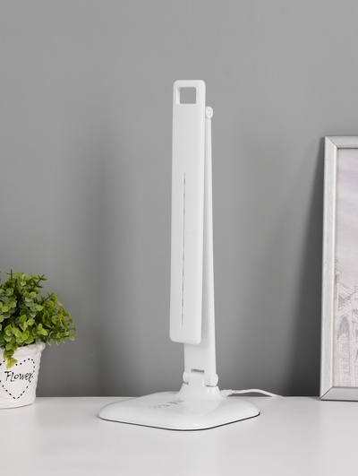 Лампа настольная LED NLED-462, 10 Вт, 15×35×40 см, белая