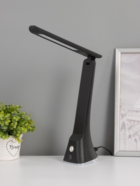 Лампа настольная LED NLED-503, 11 Вт, 11×9×32 см, чёрная