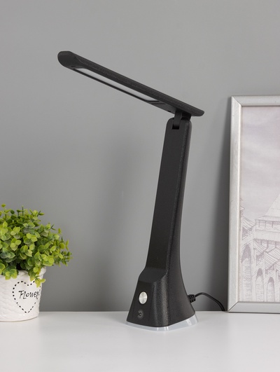Лампа настольная LED NLED-503, 11 Вт, 11×9×32 см, чёрная