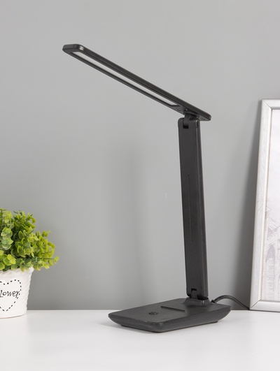 Лампа настольная LED NLED-508, 7 Вт, 30×11×34 см, чёрная