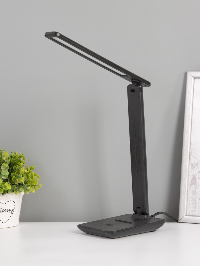 Лампа настольная LED NLED-508, 7 Вт, 30×11×34 см, чёрная - Фото 1