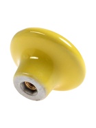 УЦЕНКА Ручка-кнопка Ceramics 002, керамическая, желтая - Фото 3