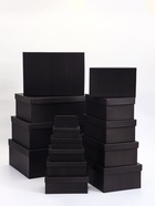 Набор подарочных коробок 15 в 1 «Графит» 47.5×36×17.5 - 13×8×4.5 см  (артикул 10994798)  большой выбор товаров оптом и в розницу по низким ценам с доставкой