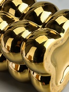 УЦЕНКА Ваза керамика настольная «Дайзи» шарики, h=20×11, d=7 см, золото - Фото 6