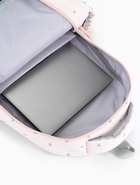 Рюкзак школьный для девочки «Сердечки», 4 кармана, 31×13×48 см, розовый - Фото 4