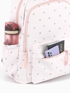 Рюкзак школьный для девочки «Сердечки», 4 кармана, 31×13×48 см, розовый - Фото 5