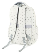 Рюкзак школьный для девочки «Сердца», 4 кармана, 31×13×48 см, белый - Фото 2