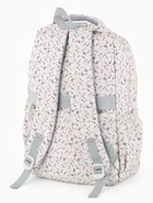 Рюкзак школьный для девочки «Цветочки», 4 кармана, 31×13×48 см, белый - Фото 2