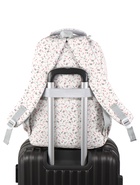 Рюкзак школьный для девочки «Цветочки», 4 кармана, 31×13×48 см, белый - Фото 7