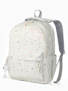 Рюкзак школьный для девочки «Краска», 4 кармана, 31×13×48 см, белый  (артикул 10961201)  большой выбор товаров оптом и в розницу по низким ценам с доставкой