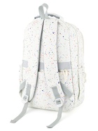Рюкзак школьный для девочки «Краска», 4 кармана, 31×13×48 см, белый - Фото 2