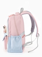 Рюкзак для девочки, для ручной клади, повседневный, с кошельком, 32×14×46 см, розовый - Фото 4