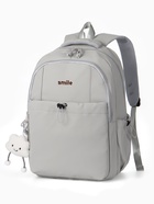 Рюкзак школьный, однотонный, 32×14×45 см, серый  (артикул 10961214)  большой выбор товаров оптом и в розницу по низким ценам с доставкой