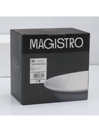 УЦЕНКА Набор суповых тарелок Magistro Basic bistro, 450 мл, d=15.5 см, 6 шт., фарфор, белый - Фото 7