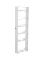 Стеллаж выдвижной «Зара», на колёсиках, 150×500×1600 мм, цвет белый  (артикул 10998565)  большой выбор товаров оптом и в розницу по низким ценам с доставкой