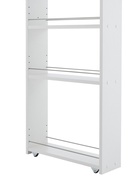Стеллаж выдвижной «Зара», на колёсиках, 150×500×1600 мм, цвет белый - Фото 9