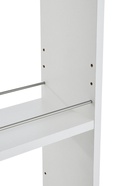 Стеллаж выдвижной «Зара», на колёсиках, 150×500×1800 мм, цвет белый  (артикул 10998567)  большой выбор товаров оптом и в розницу по низким ценам с доставкой