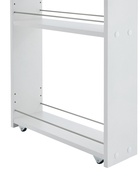 Стеллаж выдвижной «Зара», на колёсиках, 150×500×880 мм, цвет белый  (артикул 10998572)  большой выбор товаров оптом и в розницу по низким ценам с доставкой