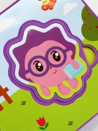 Книжка с мягкими пазлами EVA "Любимые герои", 12 стр., Малышарики 10857173