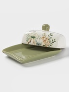 УЦЕНКА Маслёнка Доляна «Цветы», 17×12×8.5 см, доломит, белая - Фото 3