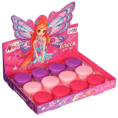 УЦЕНКА Детский блеск для губ в макаруне "Феи Винкс" Блум, МИКС цветов и вкусов, 10 гр